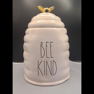 Rae Dunn Large Bee Kind Canister- NWT